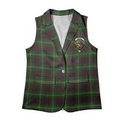 ScotsTee Shop Scottish Martin Women's Tartan Sleeveless Blazer Suit Vest