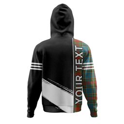 ScotsTee Shop Scottish Beaton Ancient Clan Crest Tartan Hoodie Quarter Personalized
