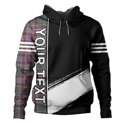 ScotsTee Shop Scottish Anderson of Kinneddar Hunting Weathered Clan Crest Tartan Hoodie Quarter Personalized