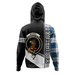ScotsTee Shop Scottish Baird Dress Dance (Baines Dress Dance) Clan Crest Tartan Hoodie Quarter Personalized