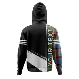 ScotsTee Shop Scottish Aikenhead Clan Crest Tartan Hoodie Quarter Personalized
