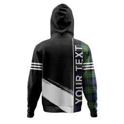 ScotsTee Shop Scottish Baillie Modern Clan Crest Tartan Hoodie Quarter Personalized