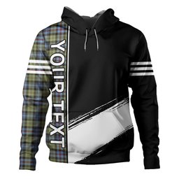 ScotsTee Shop Scottish Baillie of Lamington Weathered Clan Crest Tartan Hoodie Quarter Personalized