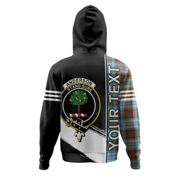 ScotsTee Shop Scottish Anderson Ancient Clan Crest Tartan Hoodie Quarter Personalized