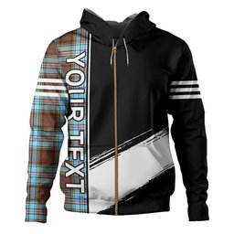 ScotsTee Shop Scottish Anderson Ancient Clan Crest Tartan Hoodie Quarter Personalized