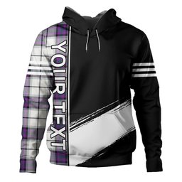ScotsTee Shop Scottish Alexander of Menstry Dress Modern Clan Crest Tartan Hoodie Quarter Personalized