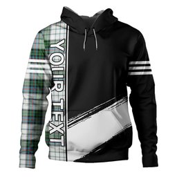 ScotsTee Shop Scottish Campbell of Cawdor Dress Ancient 2 Clan Crest Tartan Hoodie Quarter Personalized