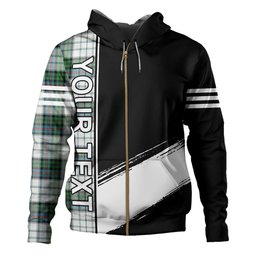 ScotsTee Shop Scottish Campbell of Cawdor Dress Ancient 2 Clan Crest Tartan Hoodie Quarter Personalized