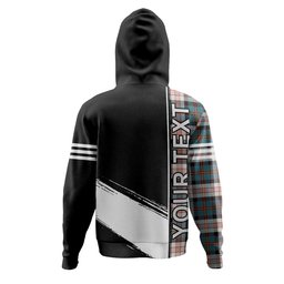 ScotsTee Shop Scottish Cameron of Erracht Dress Ancient 2 Clan Crest Tartan Hoodie Quarter Personalized
