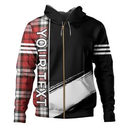 ScotsTee Shop Scottish Brodie Dress Weathered Clan Crest Tartan Hoodie Quarter Personalized