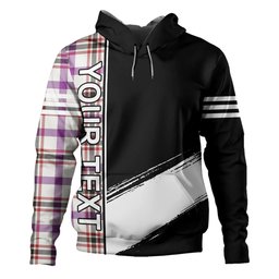 ScotsTee Shop Scottish Boswell Dress Weathered Clan Crest Tartan Hoodie Quarter Personalized