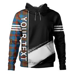 ScotsTee Shop Scottish Carnegie Ancient Clan Crest Tartan Hoodie Quarter Personalized