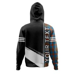 ScotsTee Shop Scottish Carnegie Ancient Clan Crest Tartan Hoodie Quarter Personalized