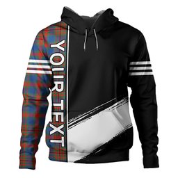 ScotsTee Shop Scottish Carnegie Modern Clan Crest Tartan Hoodie Quarter Personalized