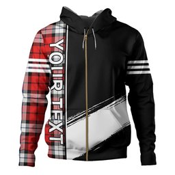 ScotsTee Shop Scottish Brodie Dress Clan Crest Tartan Hoodie Quarter Personalized