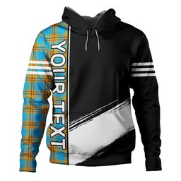ScotsTee Shop Scottish Carlisle (Carlill) Ancient Clan Crest Tartan Hoodie Quarter Personalized