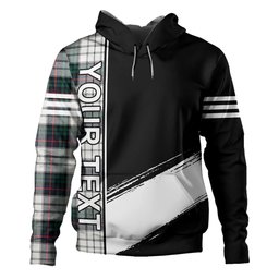 ScotsTee Shop Scottish Campbell of Cawdor Dress Modern 2 Clan Crest Tartan Hoodie Quarter Personalized
