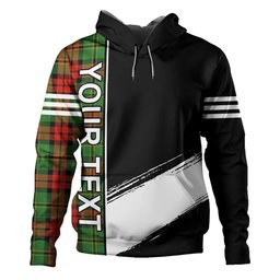 ScotsTee Shop Scottish Blackstock Hunting Ancient Clan Crest Tartan Hoodie Quarter Personalized