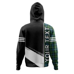 ScotsTee Shop Scottish Campbell Ancient 2 Clan Crest Tartan Hoodie Quarter Personalized