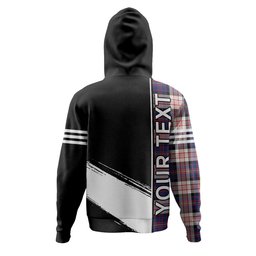 ScotsTee Shop Scottish Cameron of Erracht Dress #2 Modern 2 Clan Crest Tartan Hoodie Quarter Personalized