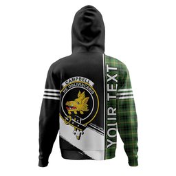 ScotsTee Shop Scottish Campbell Marquis of Lorne Ancient 2 Clan Crest Tartan Hoodie Quarter Personalized