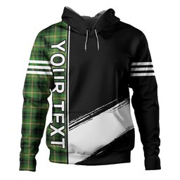 ScotsTee Shop Scottish Campbell Marquis of Lorne Ancient 2 Clan Crest Tartan Hoodie Quarter Personalized