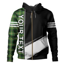 ScotsTee Shop Scottish Campbell Marquis of Lorne Ancient 2 Clan Crest Tartan Hoodie Quarter Personalized