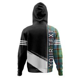 ScotsTee Shop Scottish Colville District Clan Crest Tartan Hoodie Quarter Personalized