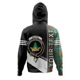 ScotsTee Shop Scottish Gayre Modern Clan Crest Tartan Hoodie Quarter Personalized