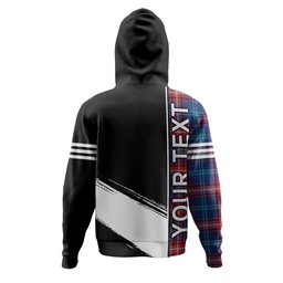 ScotsTee Shop Scottish Glenn Modern Clan Crest Tartan Hoodie Quarter Personalized