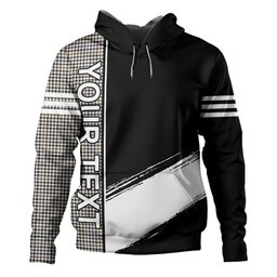 ScotsTee Shop Scottish Halliday (Holliday) Weathered Clan Crest Tartan Hoodie Quarter Personalized