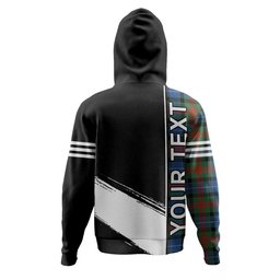 ScotsTee Shop Scottish Curry (Currie) Modern Clan Crest Tartan Hoodie Quarter Personalized