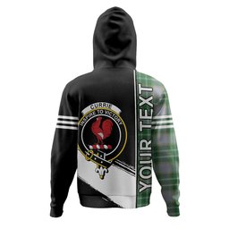 ScotsTee Shop Scottish Currie Modern Clan Crest Tartan Hoodie Quarter Personalized