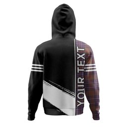 ScotsTee Shop Scottish Edmonstone Weathered Clan Crest Tartan Hoodie Quarter Personalized
