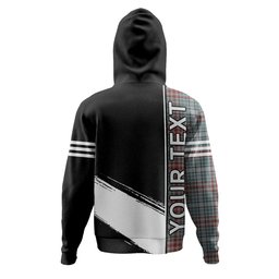ScotsTee Shop Scottish Gayre Weathered Clan Crest Tartan Hoodie Quarter Personalized