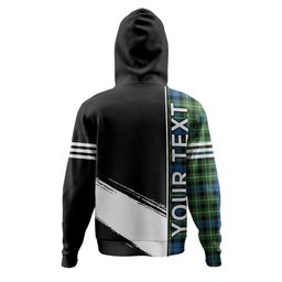 ScotsTee Shop Scottish Graham of Montrose Ancient Clan Crest Tartan Hoodie Quarter Personalized