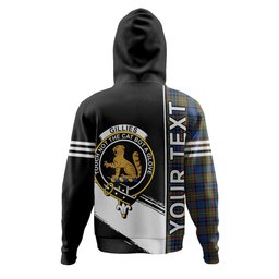 ScotsTee Shop Scottish Gillies Modern Clan Crest Tartan Hoodie Quarter Personalized