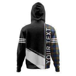 ScotsTee Shop Scottish Gillies Modern Clan Crest Tartan Hoodie Quarter Personalized