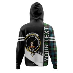 ScotsTee Shop Scottish Guthrie Ancient Clan Crest Tartan Hoodie Quarter Personalized