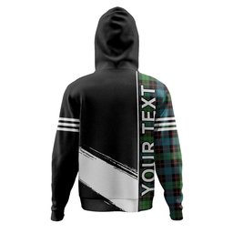 ScotsTee Shop Scottish Guthrie Ancient Clan Crest Tartan Hoodie Quarter Personalized