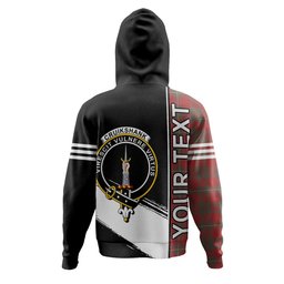 ScotsTee Shop Scottish Cruikshank Weathered Clan Crest Tartan Hoodie Quarter Personalized
