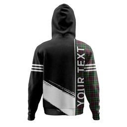 ScotsTee Shop Scottish Crosbie Clan Crest Tartan Hoodie Quarter Personalized