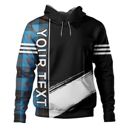 ScotsTee Shop Scottish Garden Clan Crest Tartan Hoodie Quarter Personalized