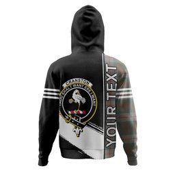 ScotsTee Shop Scottish Cranston Weathered Clan Crest Tartan Hoodie Quarter Personalized