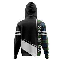 ScotsTee Shop Scottish Fletcher Family Modern Clan Crest Tartan Hoodie Quarter Personalized