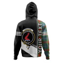 ScotsTee Shop Scottish Crozier Ancient Clan Crest Tartan Hoodie Quarter Personalized