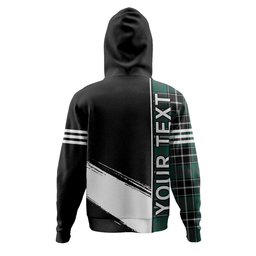 ScotsTee Shop Scottish Cleghorn Modern Clan Crest Tartan Hoodie Quarter Personalized