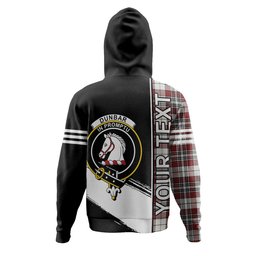 ScotsTee Shop Scottish Dunbar Plaid Clan Crest Tartan Hoodie Quarter Personalized