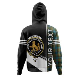 ScotsTee Shop Scottish Gillies Ancient Clan Crest Tartan Hoodie Quarter Personalized