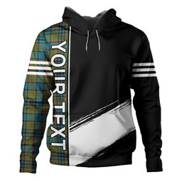 ScotsTee Shop Scottish Gillies Ancient Clan Crest Tartan Hoodie Quarter Personalized